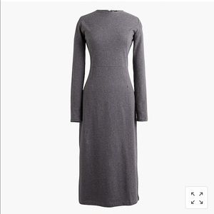 J. Crew Knit Sheath Dress (Heather Grey)